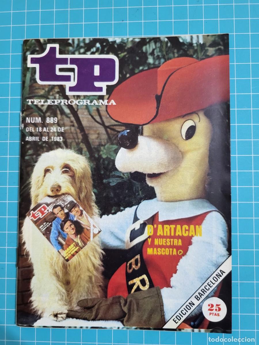 Coleccionismo de revista Teleprograma: TP. Teleprograma, N.&ordm; 889. Dartacan y nuestra mascota, 1983. - Foto 1