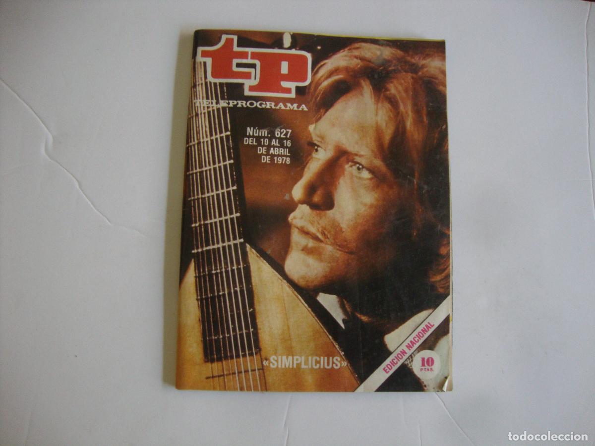 Coleccionismo de Revista Teleprograma: REVISTA TELEPROGRAMA TP N&ordm; 627 SIMPLICIUS