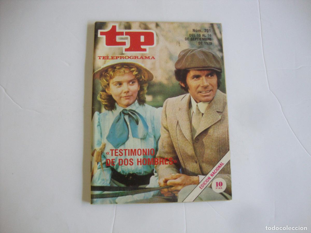 Coleccionismo de revista Teleprograma: REVISTA TELEPROGRAMA TP N&ordm; 701 TESTIMONIO DE DOS HOMBRES - Foto 1