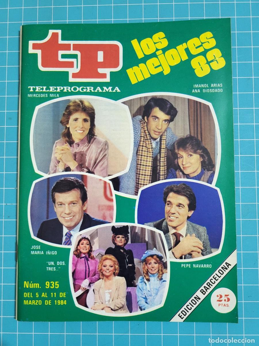 Coleccionismo de revista Teleprograma: TP. Teleprograma, N.&ordm; 935. Los mejores 83, 1984. - Foto 1