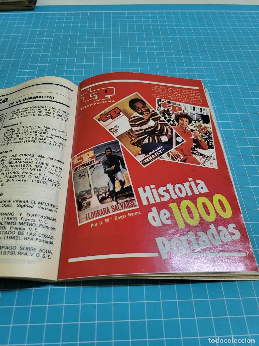 Coleccionismo de revista Teleprograma: TP. Teleprograma, N.&ordm; 1000. N&uacute;mero 1000, 1985. - Foto 2