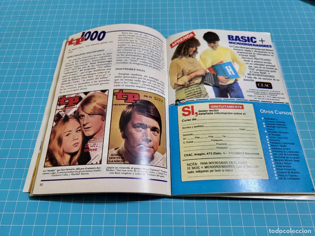 Coleccionismo de revista Teleprograma: TP. Teleprograma, N.&ordm; 1000. N&uacute;mero 1000, 1985. - Foto 6