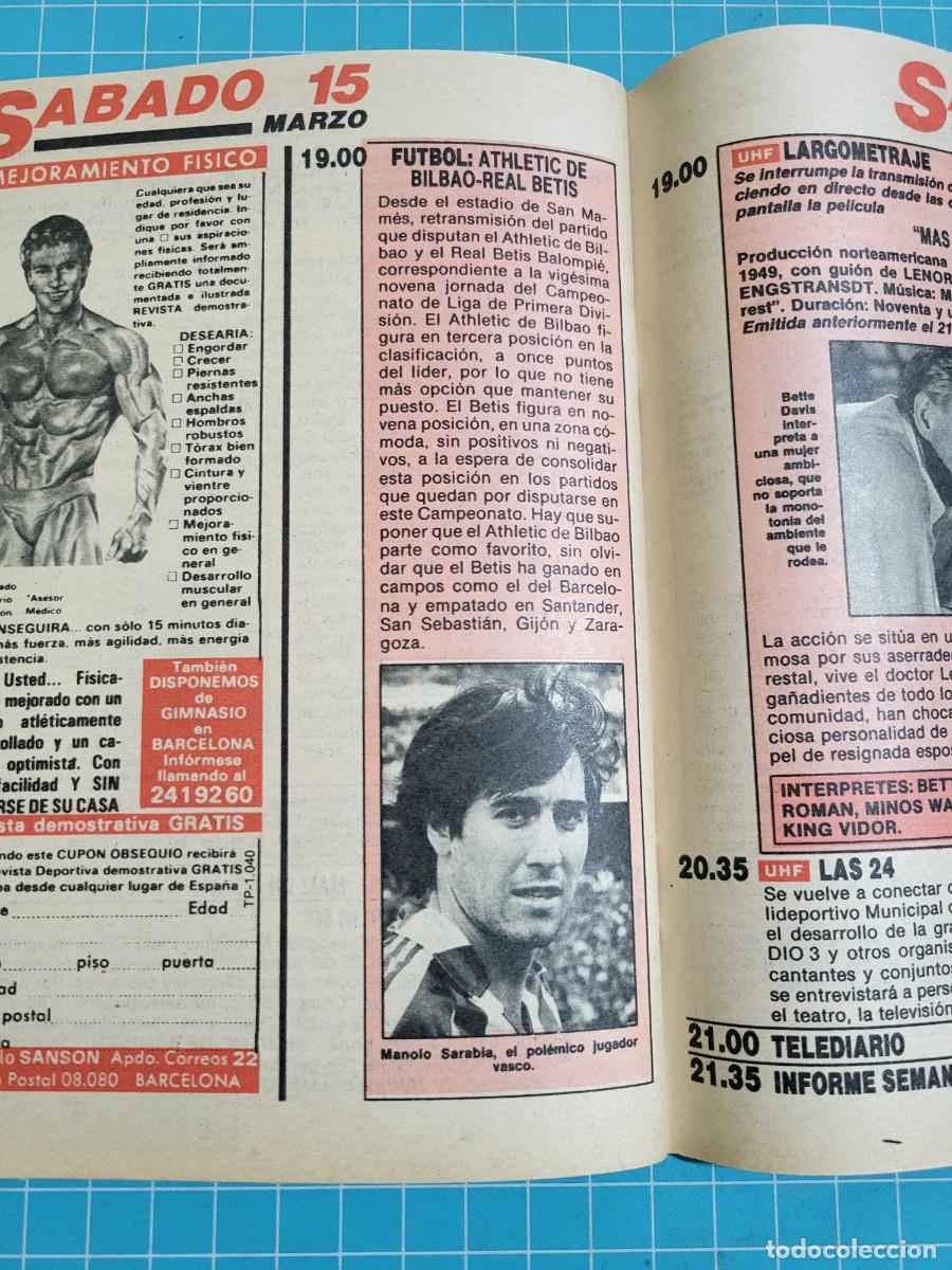 Coleccionismo de revista Teleprograma: TP. Teleprograma, N.&ordm; 1040. &rdquo;Media naranja&rdquo;, 1986. - Foto 4