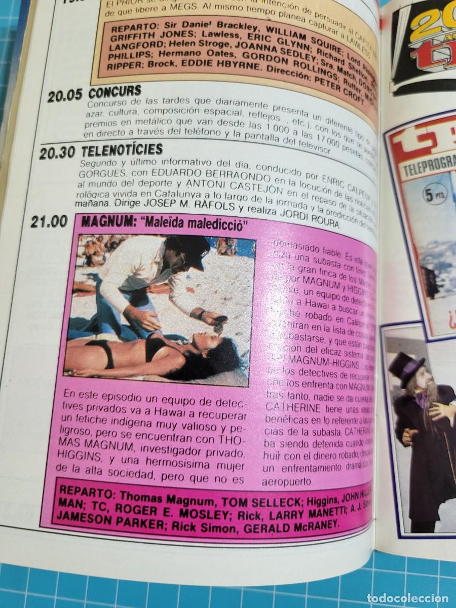Coleccionismo de revista Teleprograma: TP. Teleprograma, N.&ordm; 1.045. Los mejores 85, 1986. - Foto 4