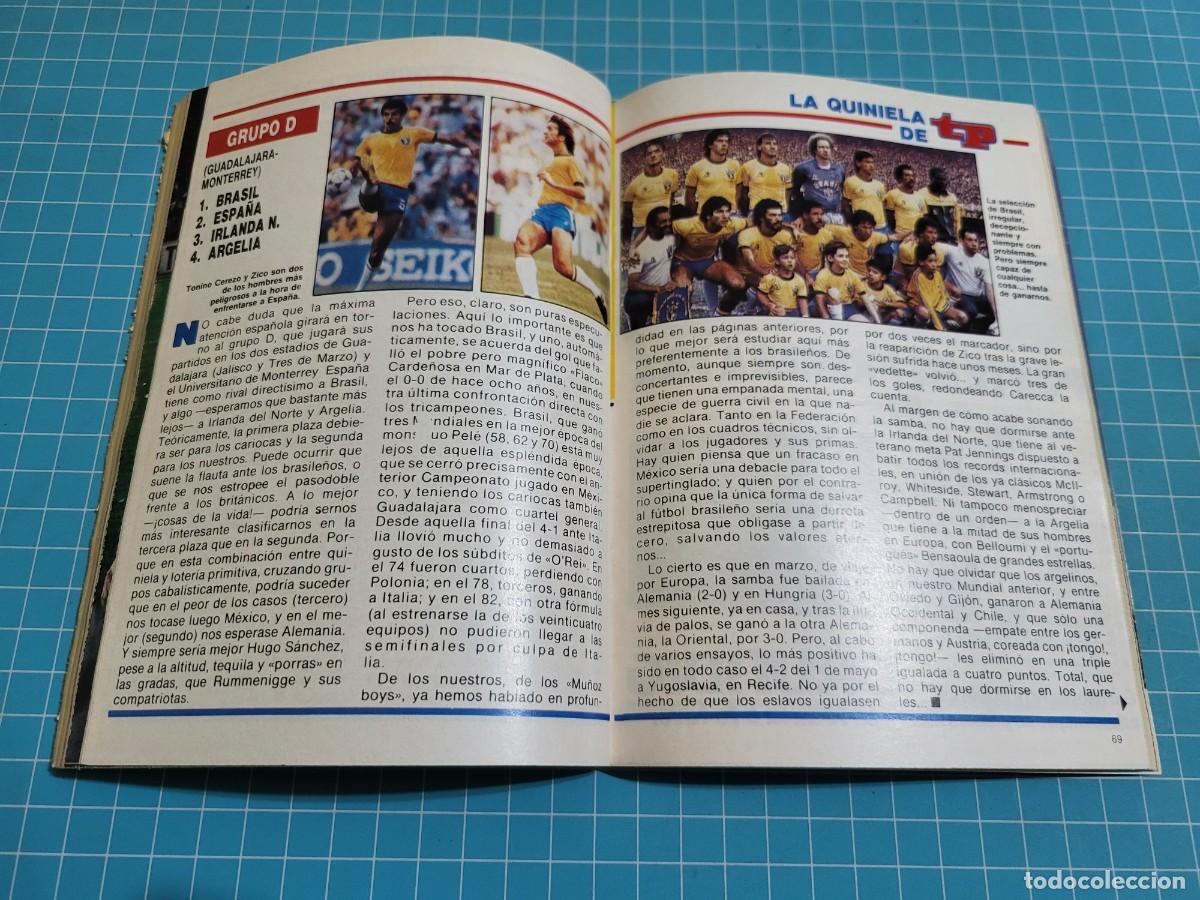 Coleccionismo de revista Teleprograma: TP. Teleprograma, N.&ordm; 1051. Extra M&eacute;xico 86, 1986. - Foto 5