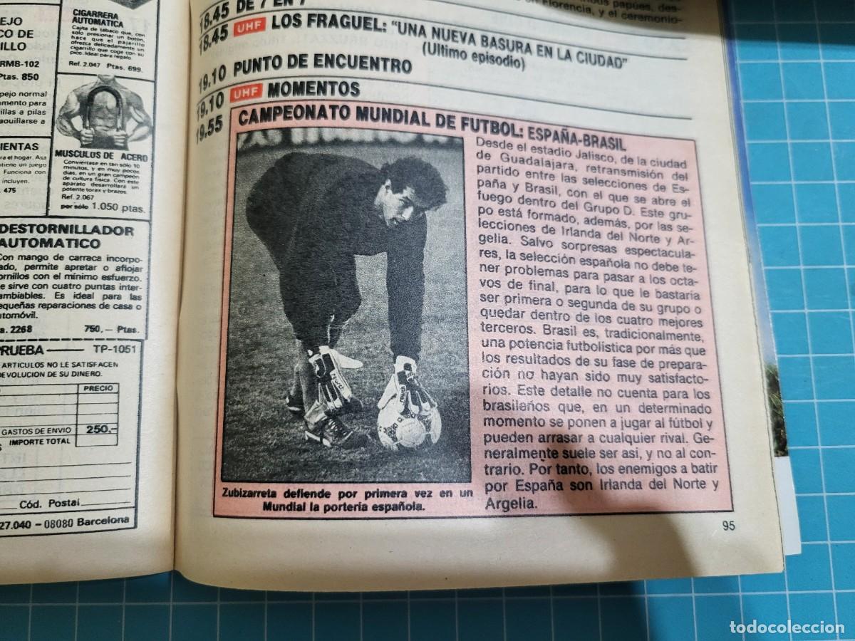 Coleccionismo de revista Teleprograma: TP. Teleprograma, N.&ordm; 1051. Extra M&eacute;xico 86, 1986. - Foto 7