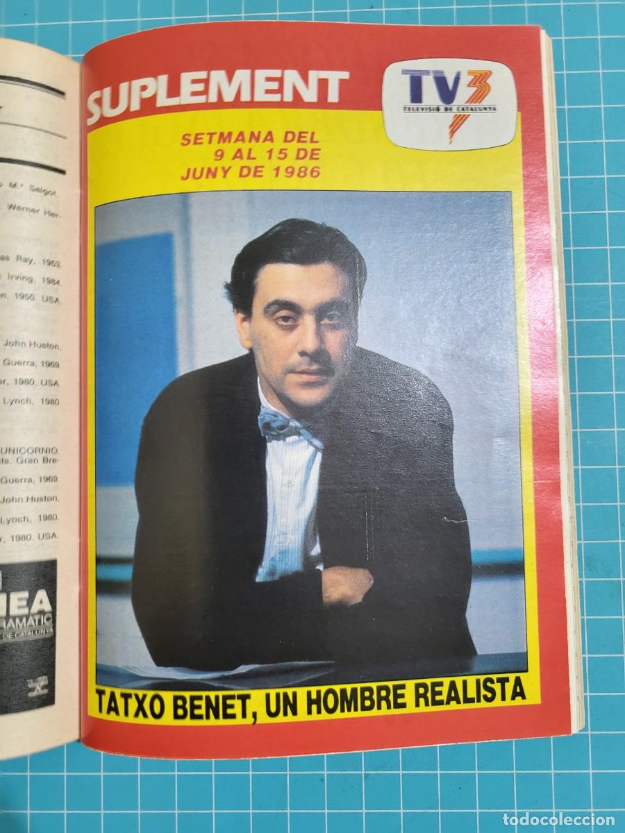 Coleccionismo de revista Teleprograma: TP. Teleprograma, N.&ordm; 1.053. Pedro Osinaga, 1986. - Foto 3