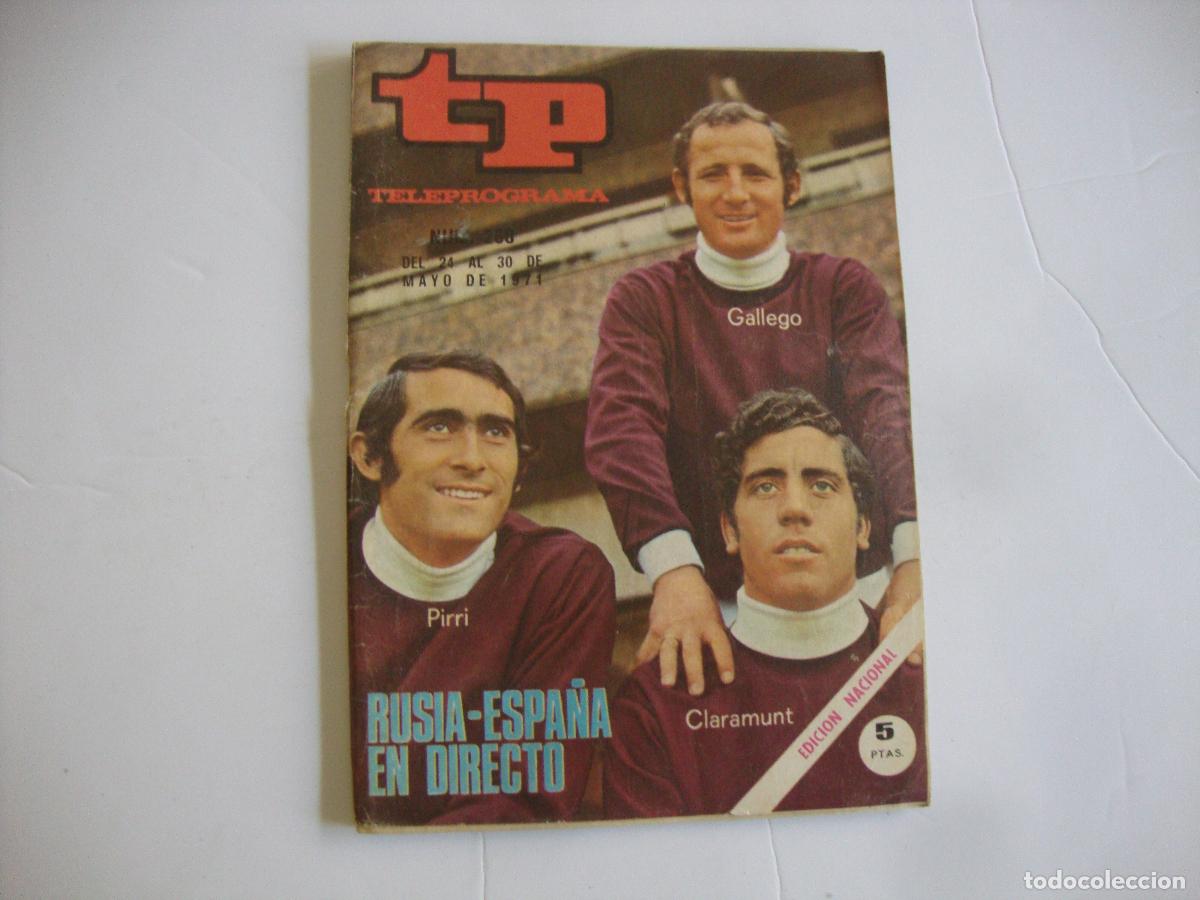 Coleccionismo de Revista Teleprograma: REVISTA TELEPROGRAMA TP N&ordm; 268 RUSIA ESPA&Ntilde;A EN DIRECTO