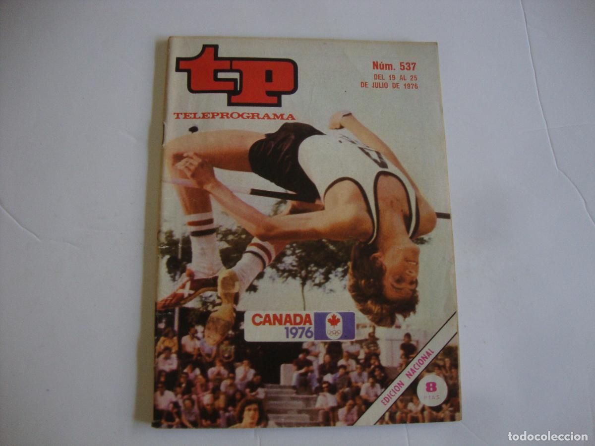 Coleccionismo de Revista Teleprograma: REVISTA TELEPROGRAMA TP N&ordm; 537 CANADA 1976