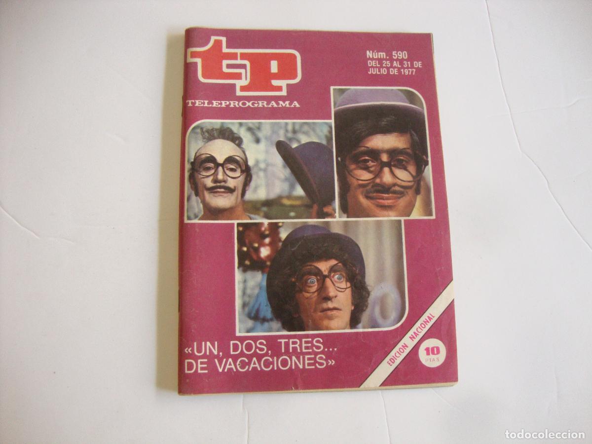 Coleccionismo de Revista Teleprograma: REVISTA TELEPROGRAMA TP N&ordm; 590 UN DOS TRES DE VACACIONES