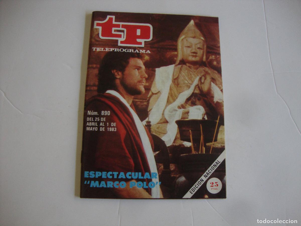 Coleccionismo de revista Teleprograma: REVISTA TELEPROGRAMA TP N&ordm; 890 ESPECTACULAR MARCO POLO - Foto 1