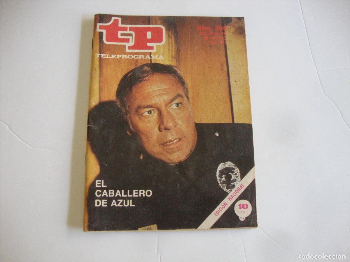 Coleccionismo de revista Teleprograma: REVISTA TELEPROGRAMA TP N&ordm; 594 EL CABALLERO DE AZUL - Foto 1