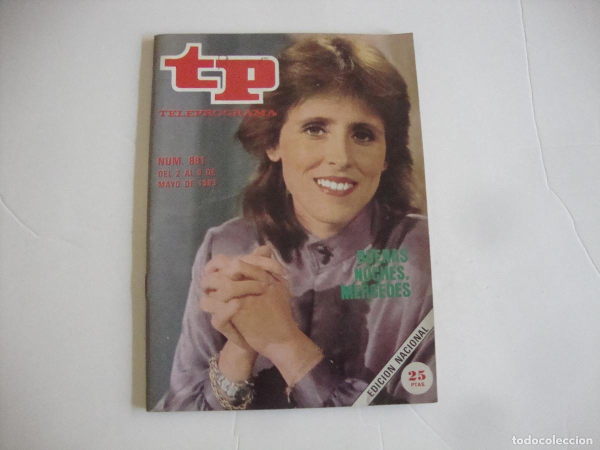 Coleccionismo de Revista Teleprograma: REVISTA TELEPROGRAMA TP N&ordm; 891 BUENAS NOCHES MERCEDES