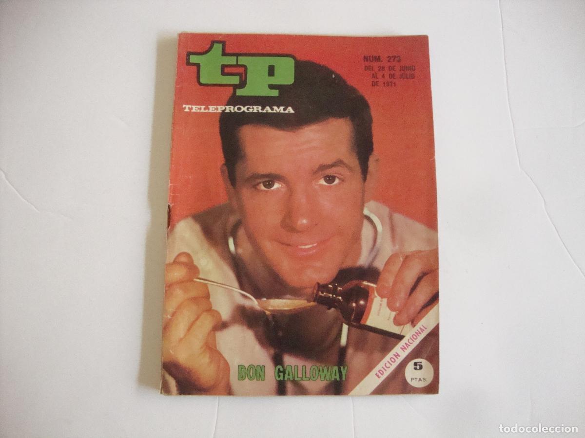 Coleccionismo de revista Teleprograma: REVISTA TELEPROGRAMA TP N&ordm; 273 DON GALLOWAY - Foto 1