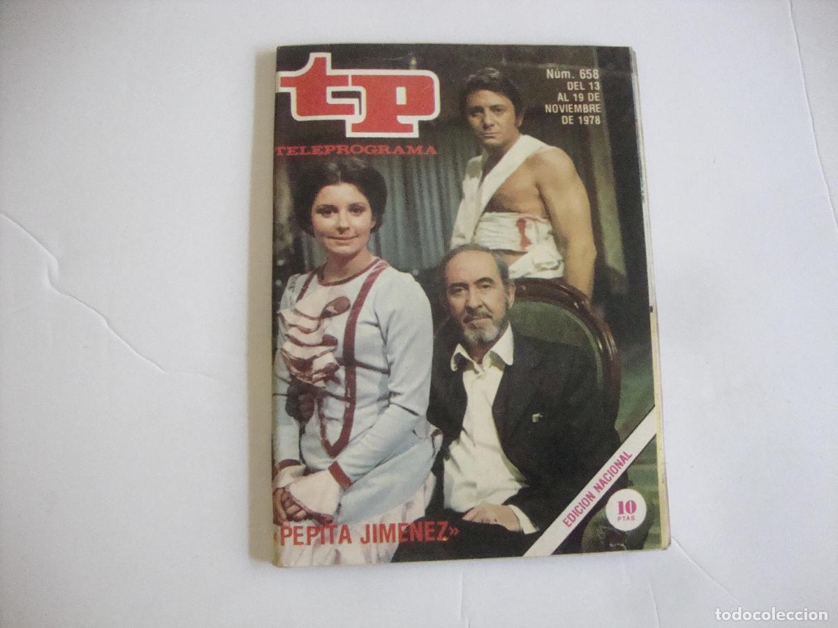 Coleccionismo de revista Teleprograma: REVISTA TELEPROGRAMA TP N&ordm; 658 PEPITA JIMENEZ - Foto 1