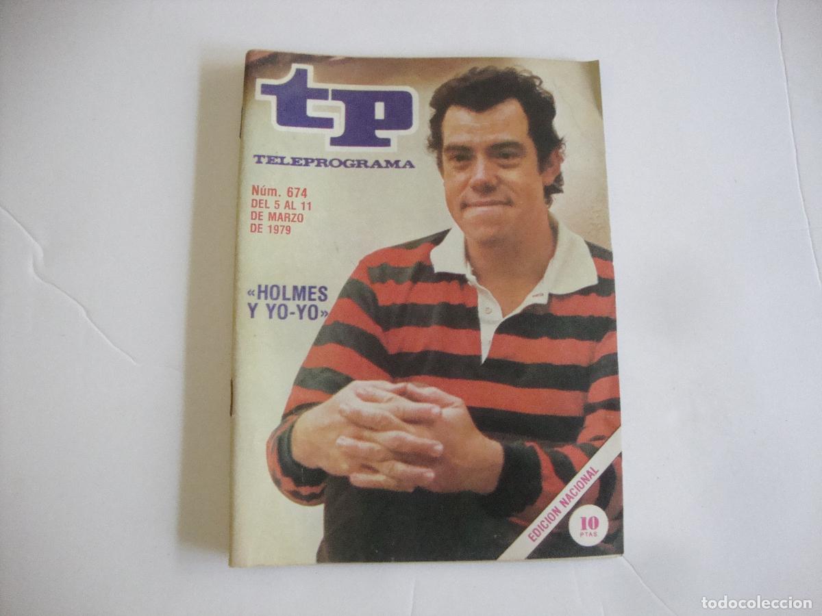 Coleccionismo de revista Teleprograma: REVISTA TELEPROGRAMA TP N&ordm; 674 HOLMES Y YO YO - Foto 1