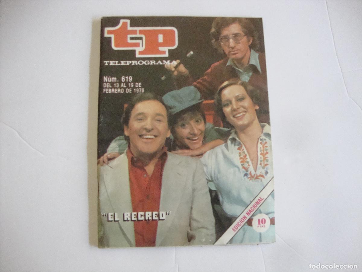 Coleccionismo de revista Teleprograma: REVISTA TELEPROGRAMA TP N&ordm; 619 EL RECREO - Foto 1