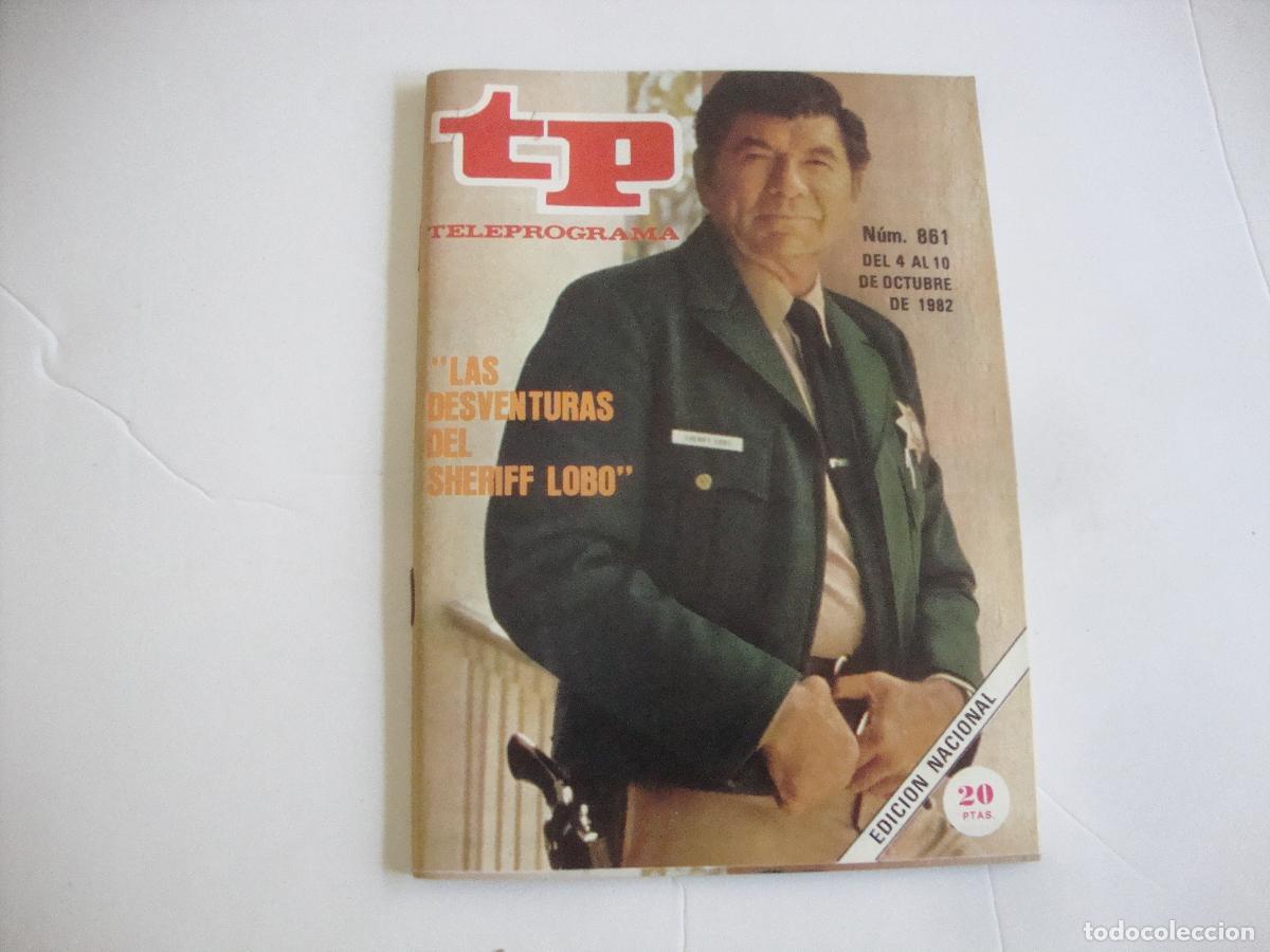 Coleccionismo de Revista Teleprograma: REVISTA TELEPROGRAMA TP N&ordm; 861 LAS DESVENTURAS DEL SHERIFF LOBO