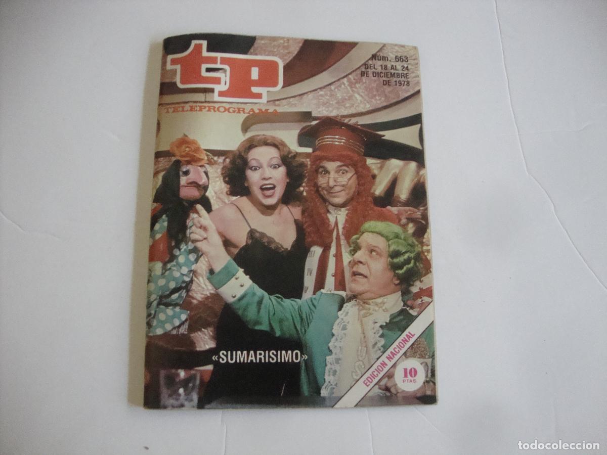 Coleccionismo de Revista Teleprograma: REVISTA TELEPROGRAMA TP N&ordm; 663 SUMARISIMO