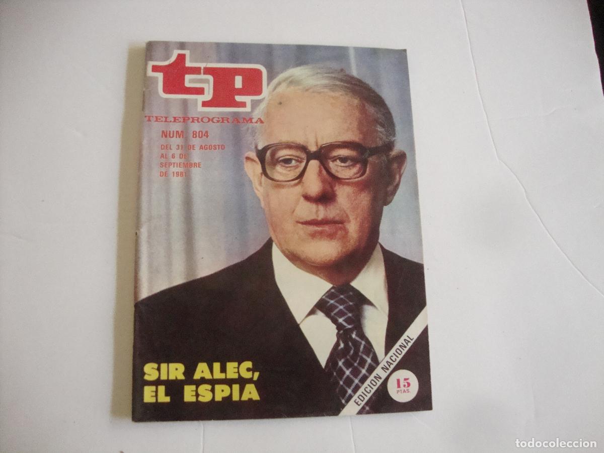 Coleccionismo de Revista Teleprograma: REVISTA TELEPROGRAMA TP N&ordm; 804 SIR ALEC EL ESPIA