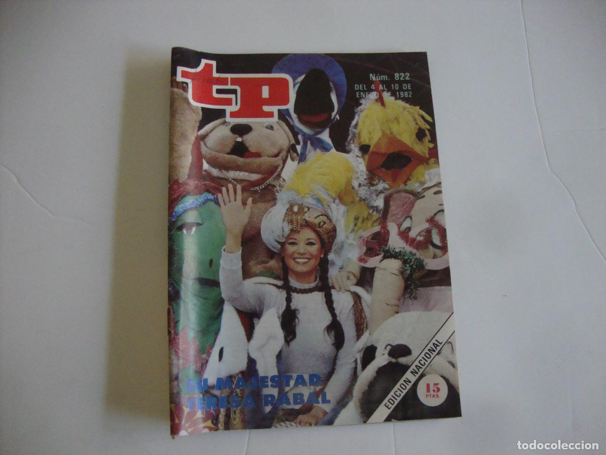 Coleccionismo de Revista Teleprograma: REVISTA TELEPROGRAMA TP N&ordm; 822 SU MAJESTAD TERESA RABAL