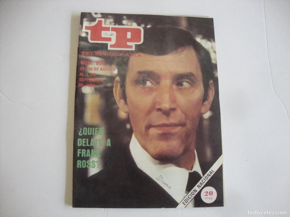 Coleccionismo de Revista Teleprograma: REVISTA TELEPROGRAMA TP N&ordm; 856 QUIEN DELATO A FRANK ROSS