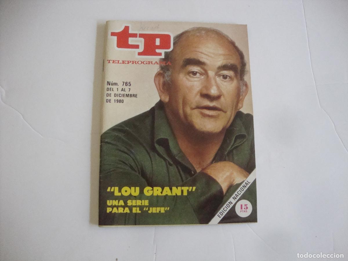 Coleccionismo de Revista Teleprograma: REVISTA TELEPROGRAMA TP N&ordm; 765 LOU GRANT UNA SERIE PARA EL JEFE