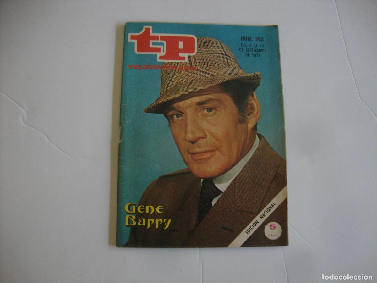 Coleccionismo de revista Teleprograma: REVISTA TELEPROGRAMA TP N&ordm; 283 GENE BARRY - Foto 1