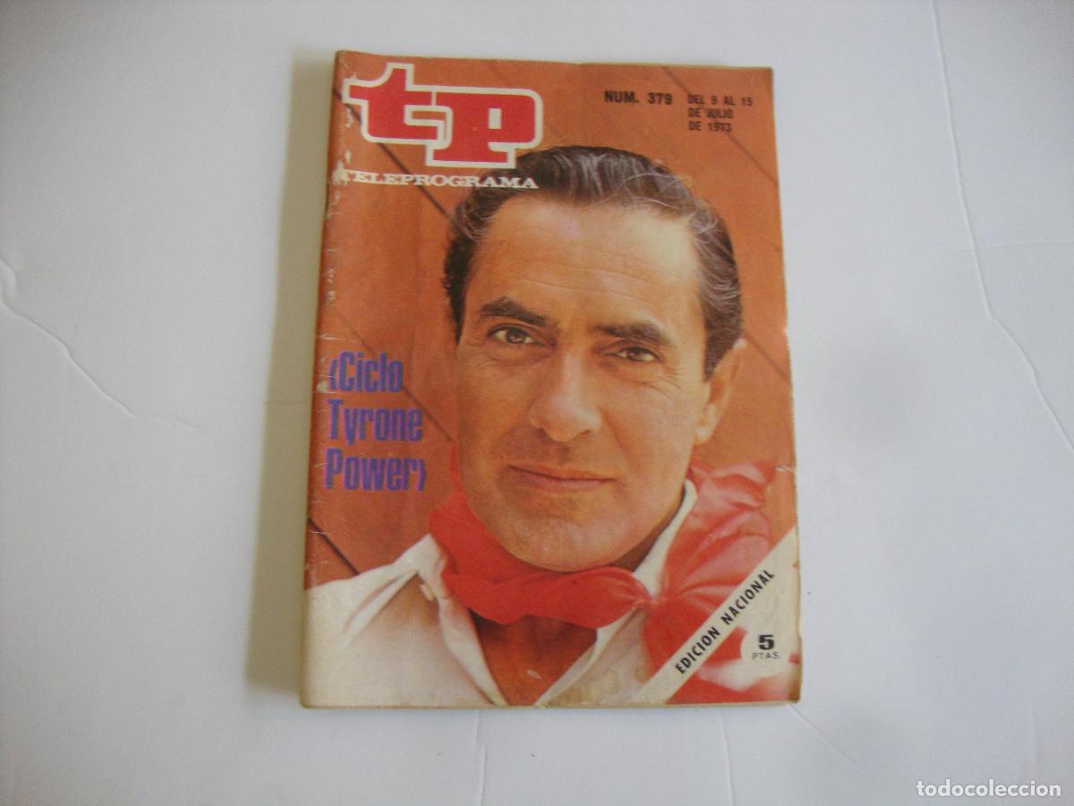 Coleccionismo de revista Teleprograma: REVISTA TELEPROGRAMA TP N&ordm; 379 CICLO TYRONE POWER - Foto 1