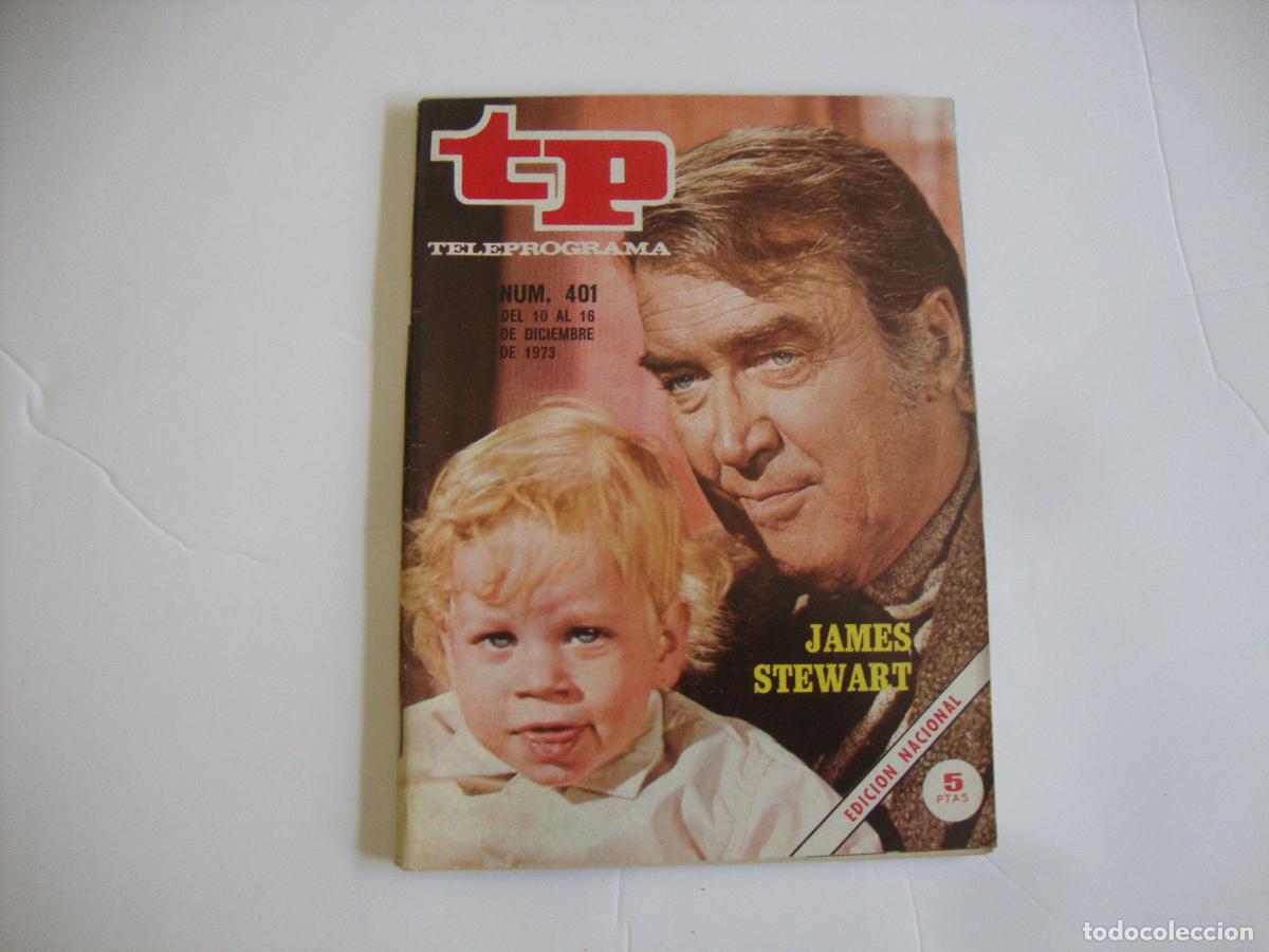 Coleccionismo de revista Teleprograma: REVISTA TELEPROGRAMA TP N&ordm; 401 JAMES STEWART - Foto 1