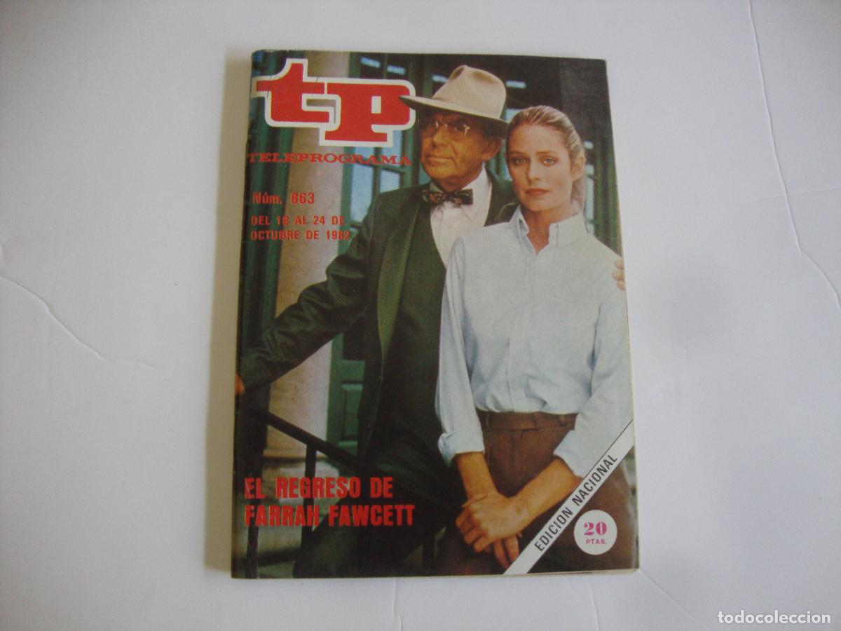 Coleccionismo de Revista Teleprograma: REVISTA TELEPROGRAMA TP N&ordm; 863 EL REGRESO DE FARRAH FAWCETT