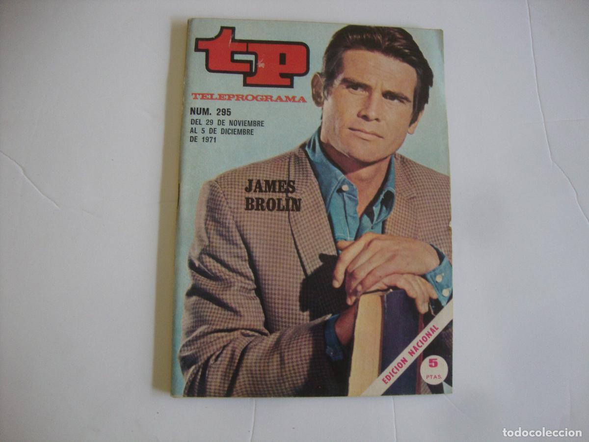 Coleccionismo de revista Teleprograma: REVISTA TELEPROGRAMA TP N&ordm; 295 JAMES BROLIN - Foto 1