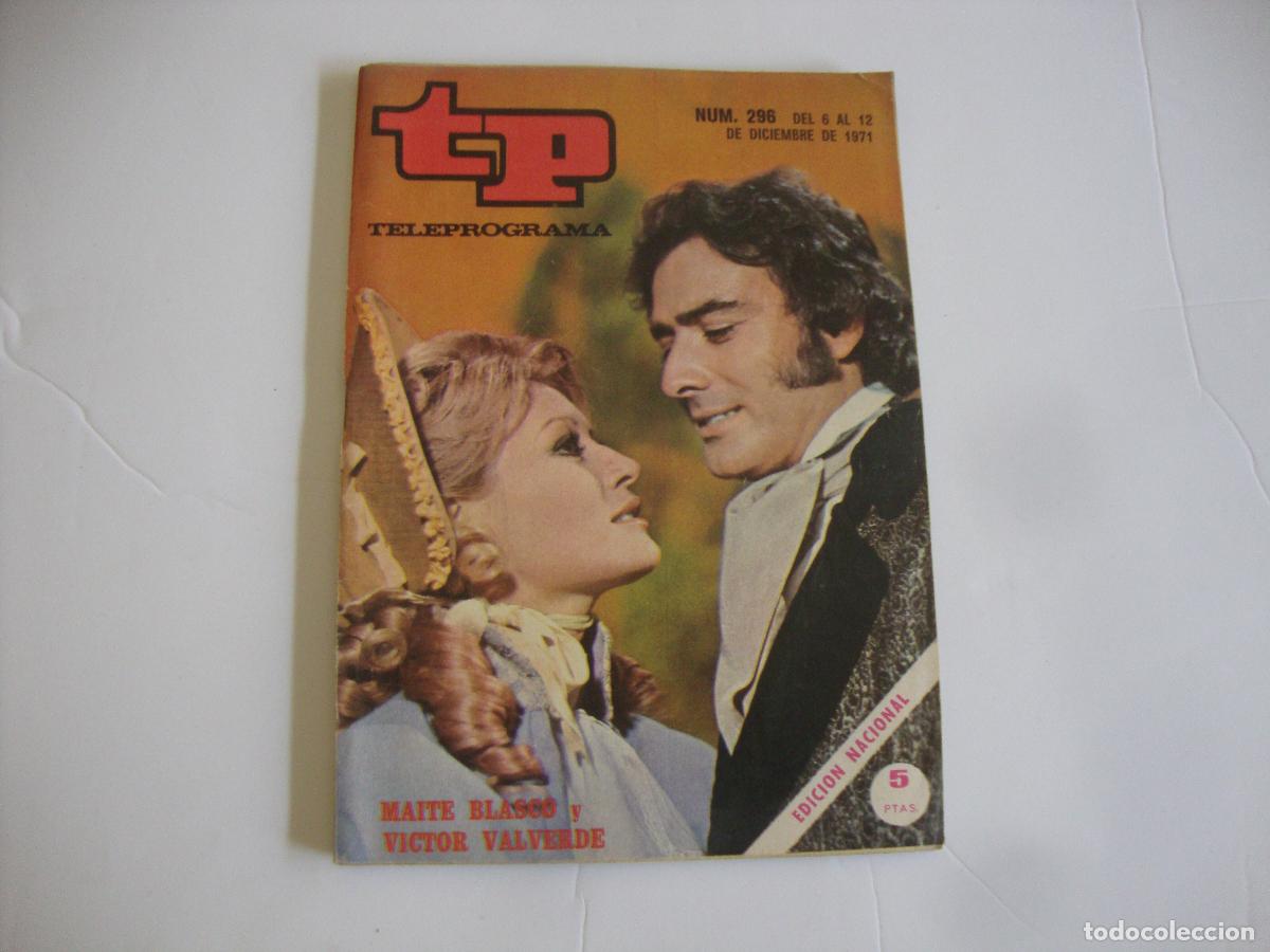 Coleccionismo de Revista Teleprograma: REVISTA TELEPROGRAMA TP N&ordm; 296 MAITE BLASCO Y VICTOR VALVERDE