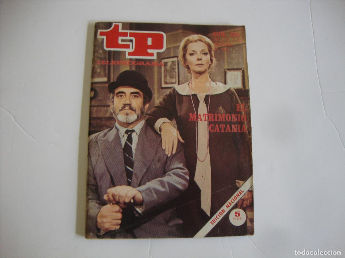 Coleccionismo de Revista Teleprograma: REVISTA TELEPROGRAMA TP N&ordm; 396 EL MATRIMONIO CATANIA