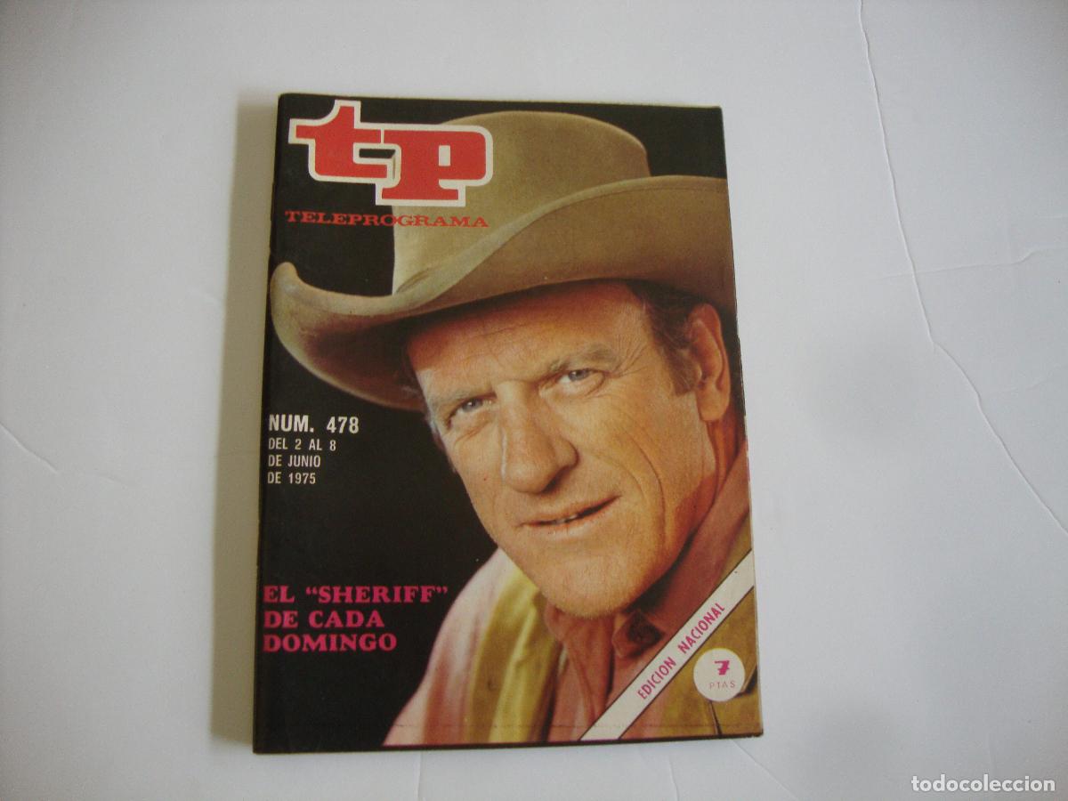 Coleccionismo de Revista Teleprograma: REVISTA TELEPROGRAMA TP N&ordm; 478 EL SHERIFF DE CADA DOMINGO