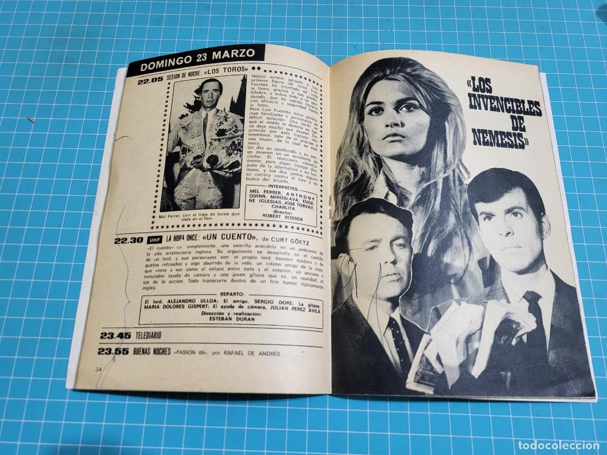 Coleccionismo de revista Teleprograma: TP. Teleprograma, N.&ordm; 154. Stuart Damon. 1969. 2 Bolsa 1 - Foto 2