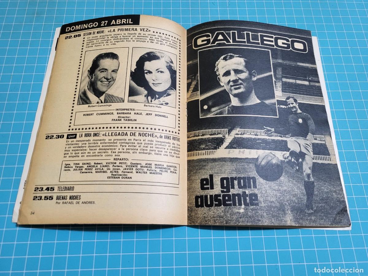 Coleccionismo de revista Teleprograma: TP. Teleprograma, N.&ordm; 159. Gallego. 1969. 2 Bolsa 1 - Foto 2