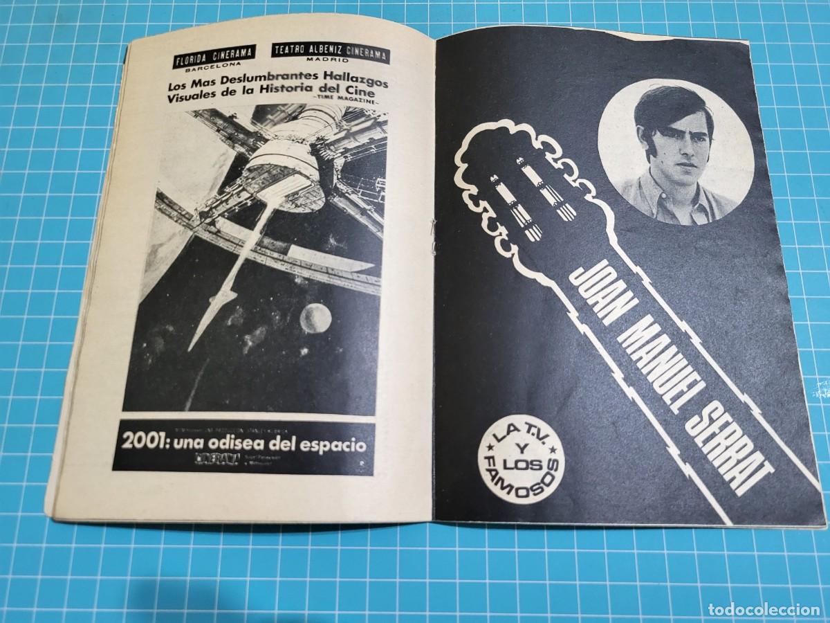 Coleccionismo de revista Teleprograma: TP. Teleprograma, N.&ordm; 133. Joan Manuel Serrat. 1968. 2 Bolsa 1 - Foto 2