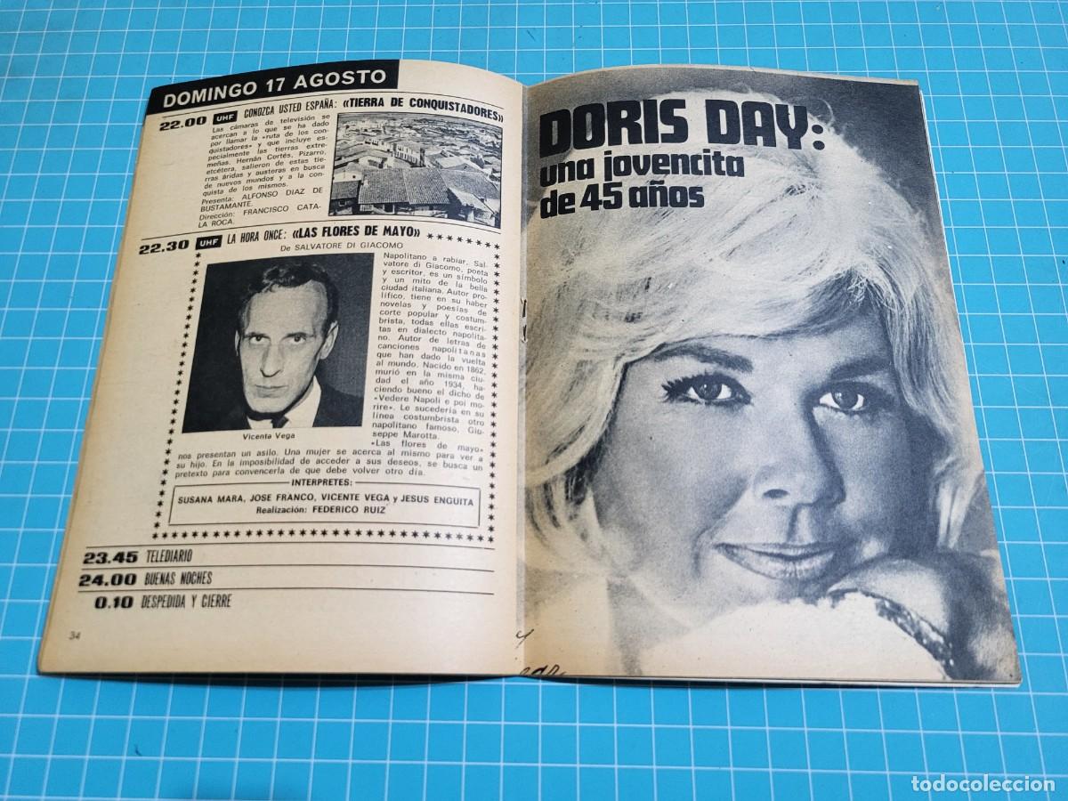Coleccionismo de revista Teleprograma: TP. Teleprograma, N.&ordm; 175. Doris Day. 1969. 2 Bolsa 1 - Foto 2