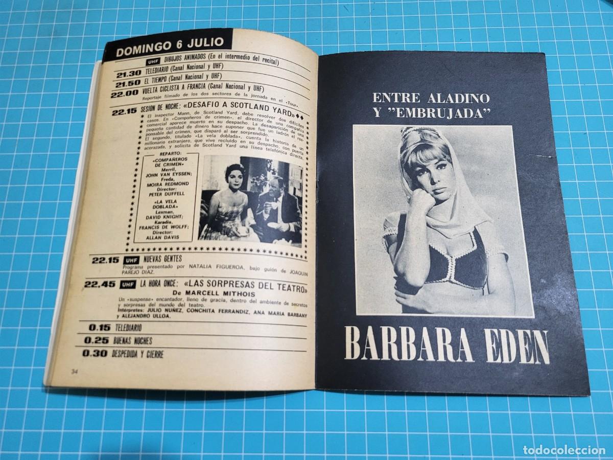 Coleccionismo de revista Teleprograma: TP. Teleprograma, N.&ordm; 169. &rdquo;Mi bella genio&rdquo;. 1969. 2 Bolsa 1 - Foto 2