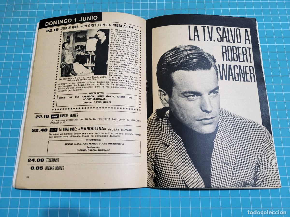 Coleccionismo de revista Teleprograma: TP. Teleprograma, N.&ordm; 164. Robert Wagner. 1969. 2 Bolsa 1 - Foto 2