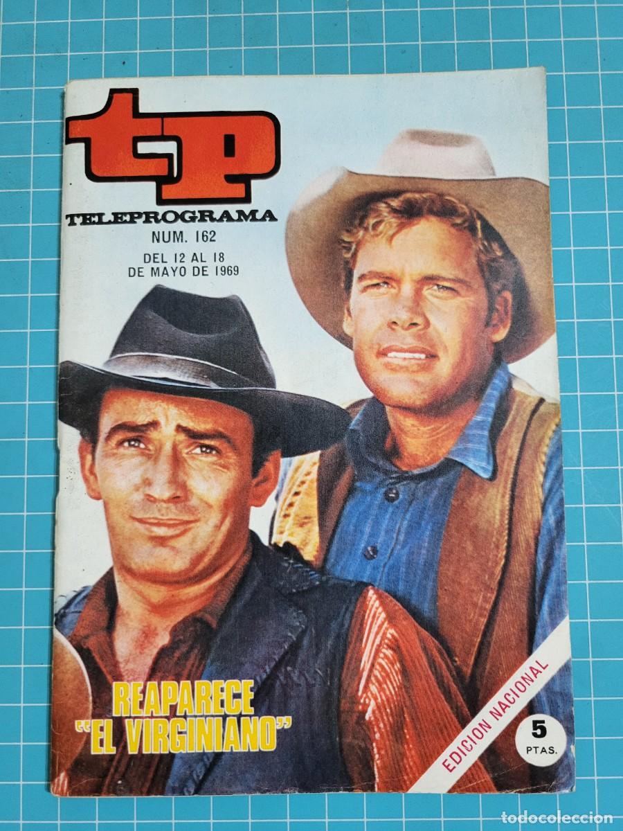Coleccionismo de Revista Teleprograma: TP. Teleprograma, N.&ordm; 162. Reaparece &rdquo;el Virginiano&rdquo;. 1969. 2 Bolsa 1