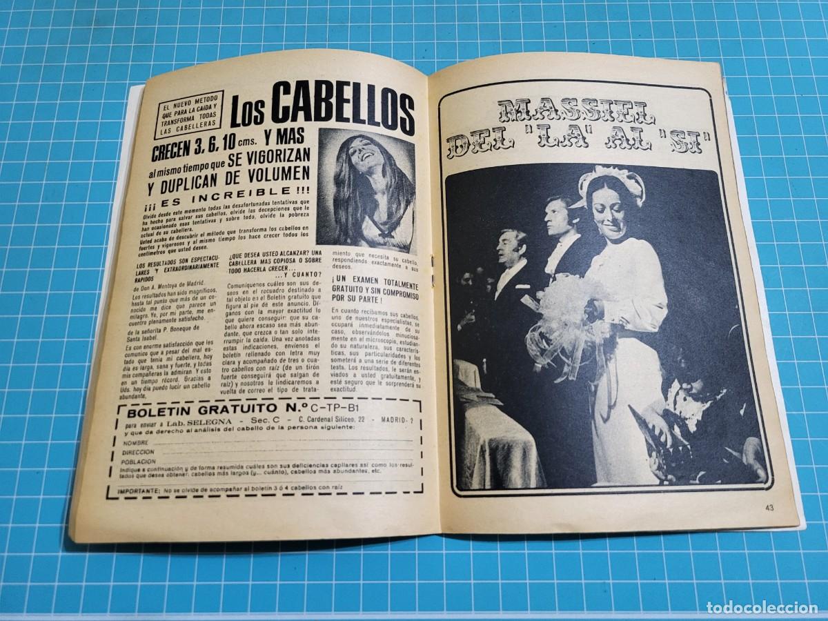 Coleccionismo de revista Teleprograma: TP. Teleprograma, N.&ordm; 191. Massiel del &rdquo;la&rdquo; al &rdquo;si&rdquo;. 1969. 2 Bolsa 1 - Foto 2