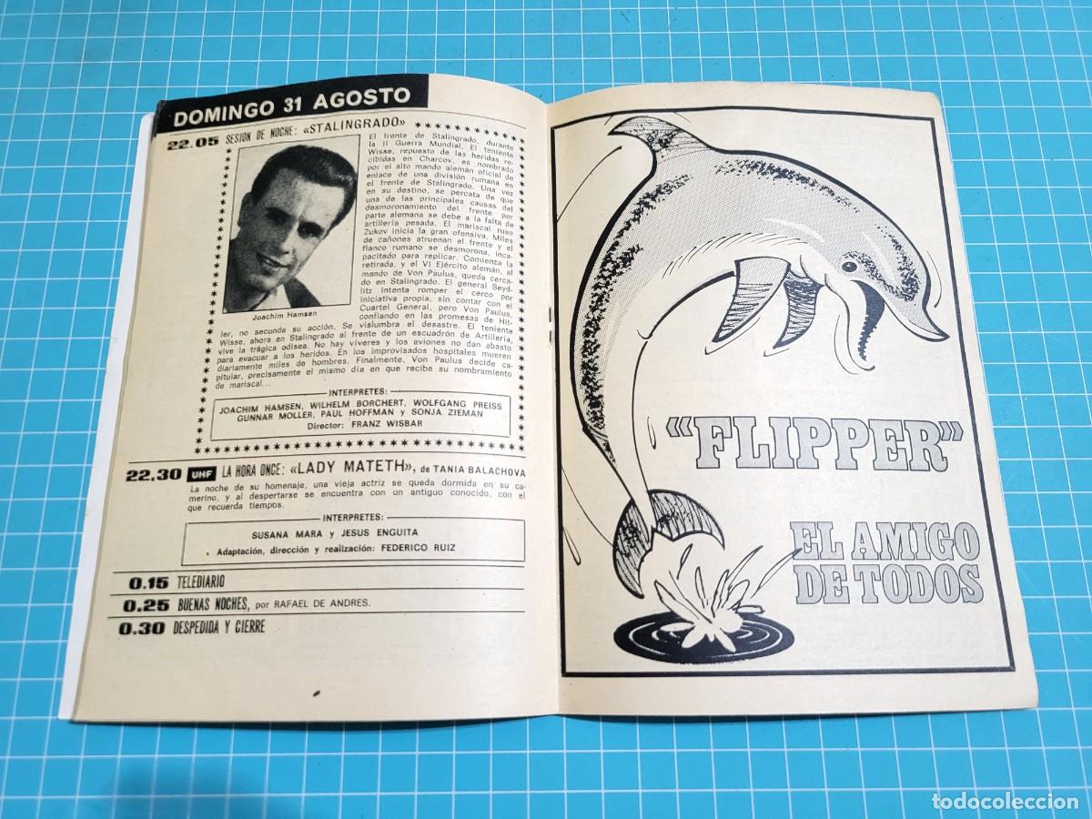 Coleccionismo de revista Teleprograma: TP. Teleprograma, N.&ordm; 177. &rdquo;Flipper&rdquo;. 1969. 2 Bolsa 1 - Foto 2
