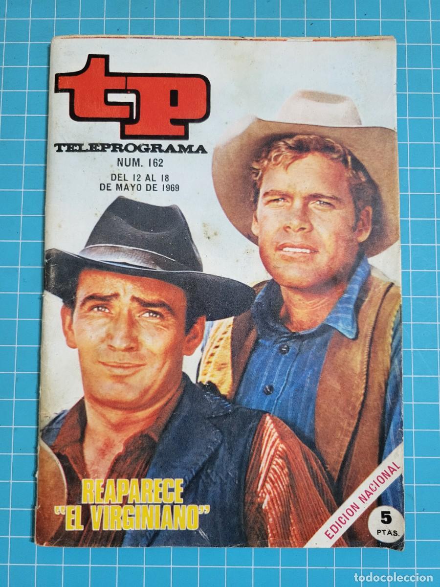 Coleccionismo de Revista Teleprograma: TP. Teleprograma, N.&ordm; 162. Reaparece &rdquo;el Virginiano&rdquo;. 1969. 2 Bolsa 1