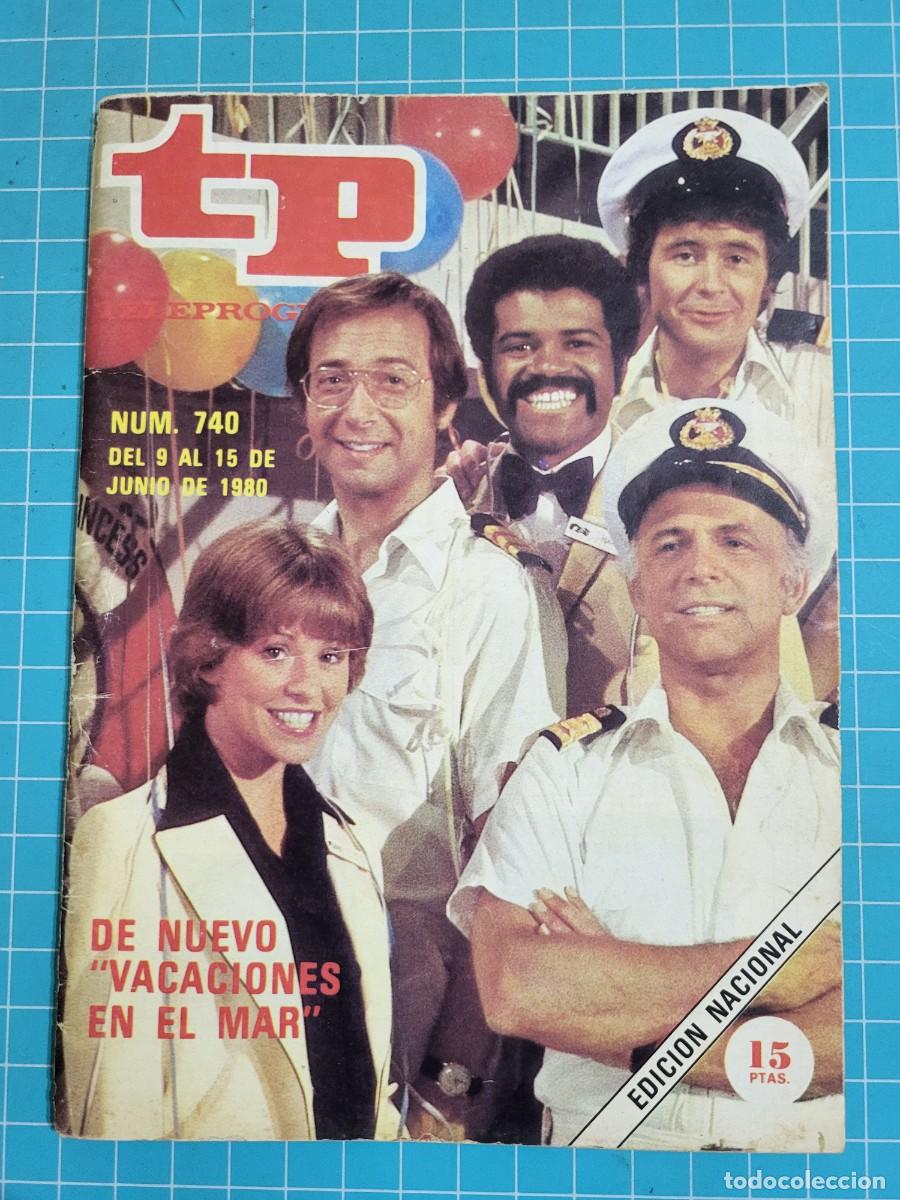 Collectionnisme de Magazine Teleprograma: TP. Teleprograma, N.&ordm; 740. De nuevo &rdquo;vacaciones en el mar&rdquo;. 1980. 2 Bolsa 1