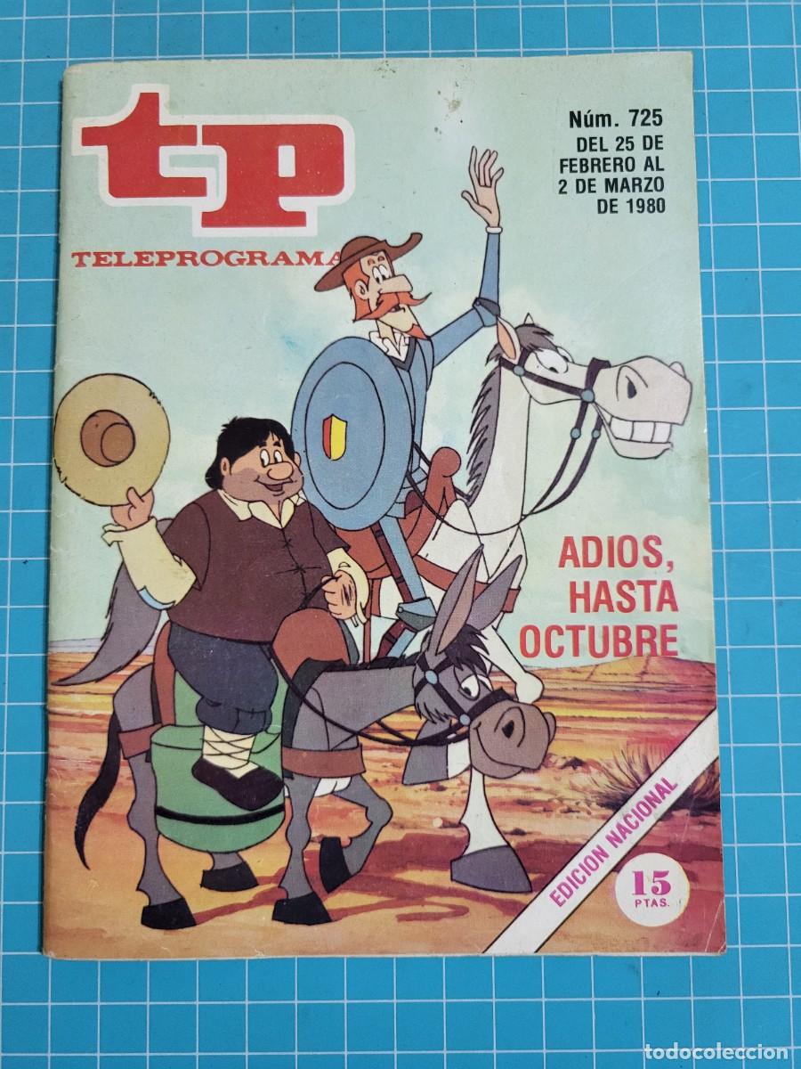 Coleccionismo de Revista Teleprograma: TP. Teleprograma, N.&ordm; 725. Adi&oacute;s, hasta Octubre. 1980. 2 Bolsa 1