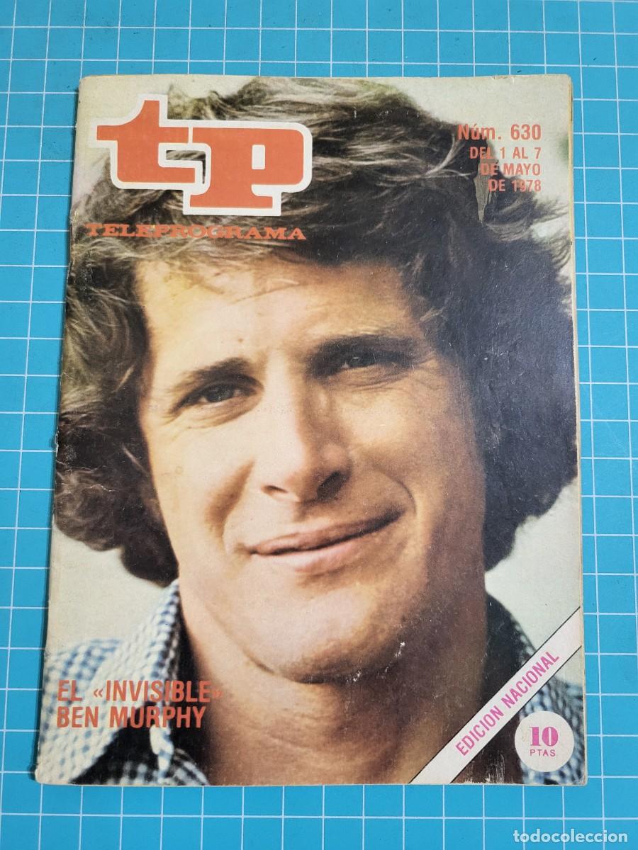 Coleccionismo de Revista Teleprograma: TP. Teleprograma, N.&ordm; 630. El &rdquo;invisible Ben Murphy. 1978. 2 Bolsa 2