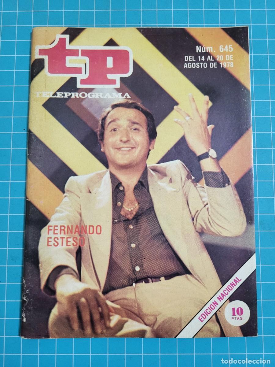 Coleccionismo de revista Teleprograma: TP. Teleprograma, N.&ordm; 645. Fernando Esteso. 2 Bolsa 2 - Foto 1