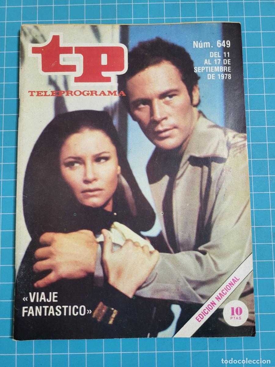 Coleccionismo de Revista Teleprograma: TP. Teleprograma, N.&ordm; 649. &rdquo;Viaje fant&aacute;stico&rdquo;. 2 Bolsa 2